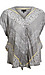 Mixed Print Tie Front Top Thumb 1