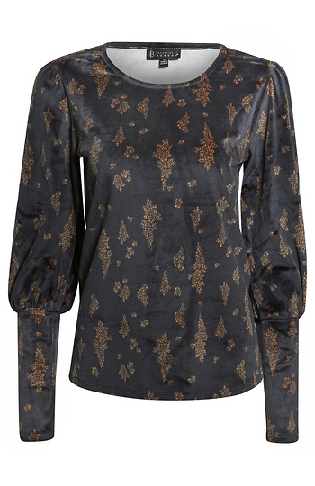 Long Puff Sleeve Top Slide 1