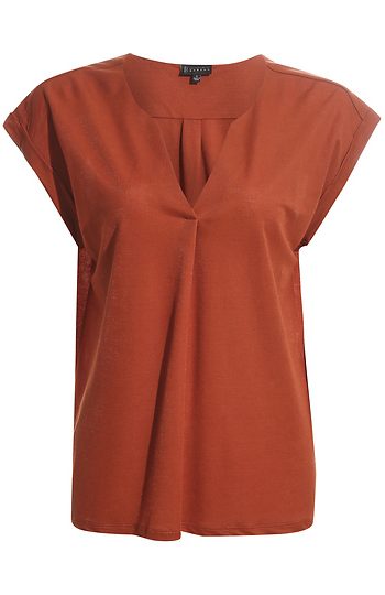 Pleat Front Dolman Top Slide 1