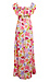 Square Neck Floral Maxi Dress Thumb 2