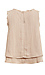Sleeveless Layered Top with Frayed Edges Thumb 2