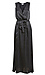 Surplice Satin Maxi Dress Thumb 1