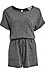 Elastic Waist Front Pocket Romper Thumb 1