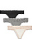 Kourtney Cotton Pack Thong Gray Thumb 1