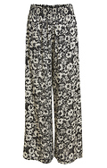 Wide Leg Floral Print Pants