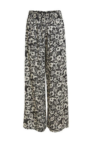 Wide Leg Floral Print Pants Slide 1