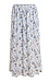 Front Slit Floral Print Midi Skirt Thumb 1