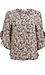 Ruffle Sleeve Abstract Blouse Thumb 1