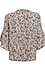Ruffle Sleeve Abstract Blouse Thumb 2