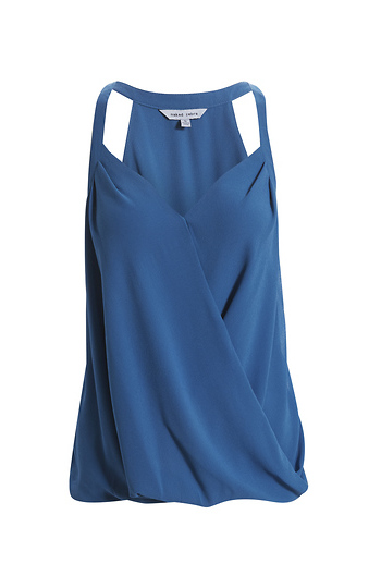 Surplice Halter Style Blouse Slide 1