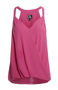 Surplice Halter Style Blouse Slide 1