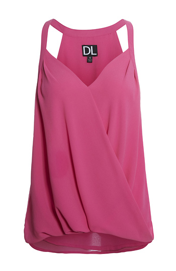 Surplice Halter Style Blouse Slide 1