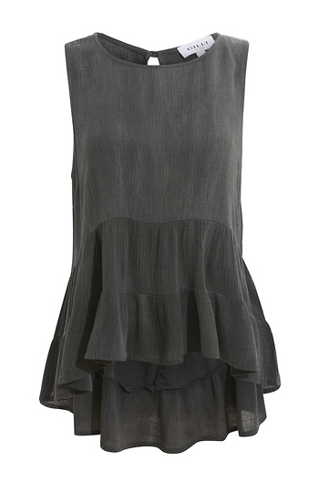 Sleeveless Tiered Top Slide 1