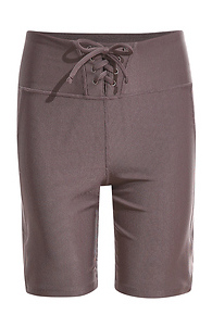 Lace-Up Biker Short Slide 1