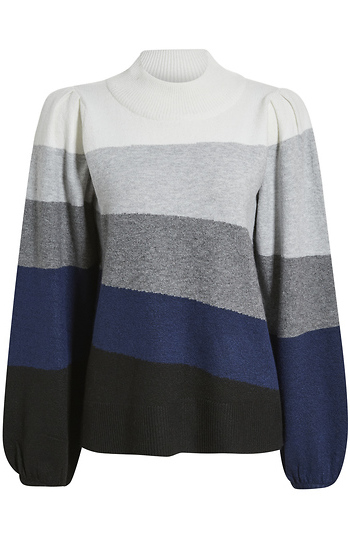 Democracy Wavy Intarsia Sweater Slide 1