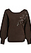 Democracy V-Neck Back Sweater Thumb 1
