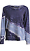 Democracy Tie Dye Long Sleeve Curled Edge Hem Sweater Thumb 1