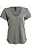 Center Seam V-Neck Tee Thumb 1