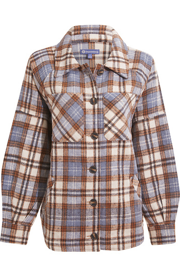 Democracy Plaid Jacket Slide 1