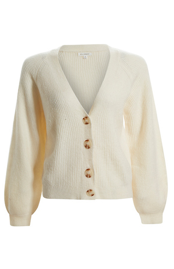 Puff Sleeve Cardigan Slide 1