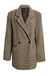 Houndstooth Button Front Jacket