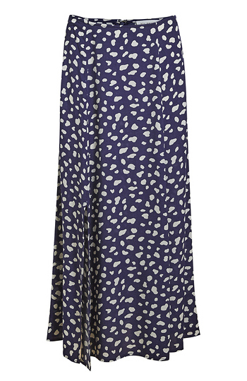 Spotted Midi Skirt Slide 1