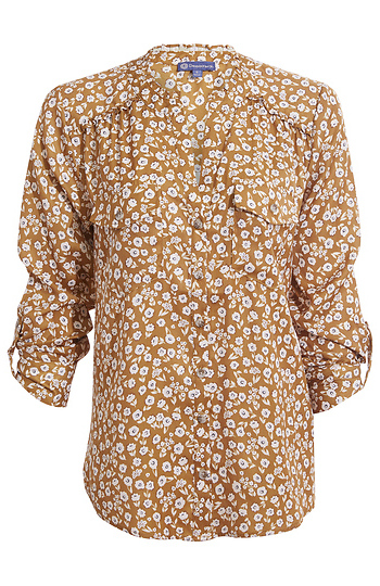 Democracy Long Sleeve Printed Woven Shirt Slide 1