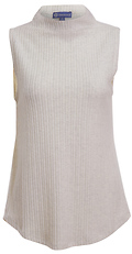 Democracy Sleeveless Mock Neck Knit Top