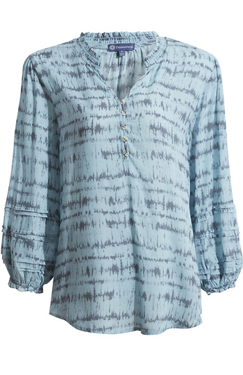Democracy Tie Dye Stripe Top Slide 1
