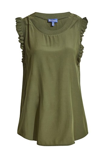 Democracy Ruffle Sleeve Tank Slide 1