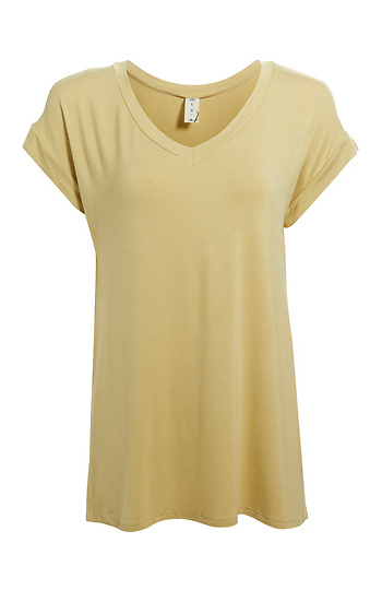 Bamboo V-Neck Tee Slide 1