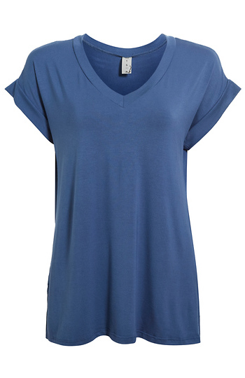 Bamboo V-Neck Tee Slide 1