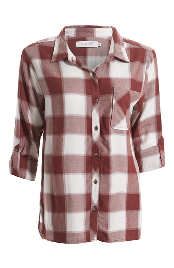 Plaid Print Shirt Slide 1