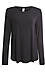 Bamboo Round Neck Long Sleeve Top Thumb 1
