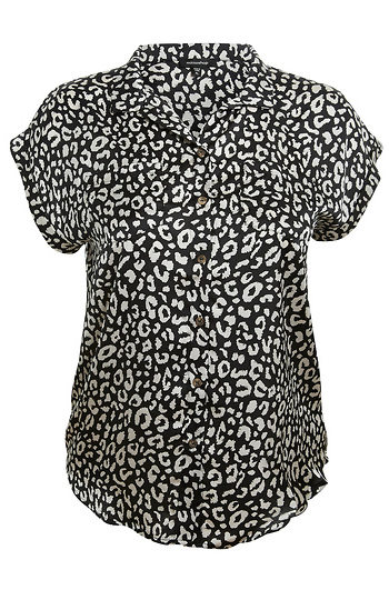 Animal Print Top Slide 1