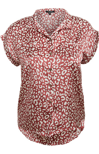 Animal Print Top Slide 1