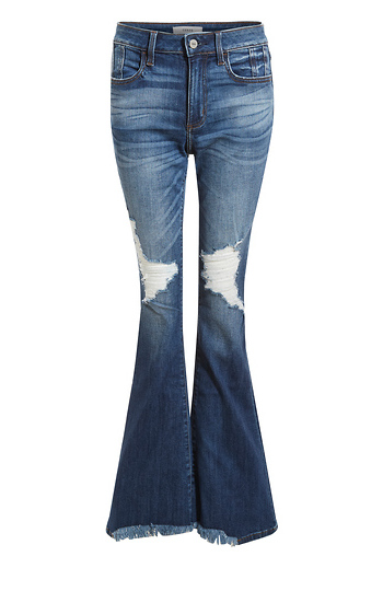 Ceros Jeans Flared Leg Slide 1