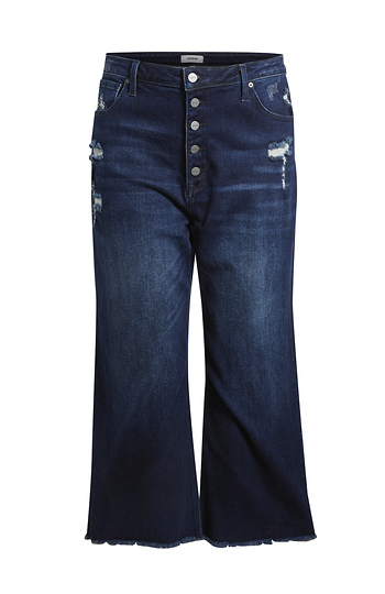 Ceros Cropped Wide Leg Jeans Slide 1