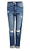 Ceros Jeans Cuffed Straight Leg Thumb 1