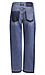 Ceros High Rise Contrast Boyfriend Denim Thumb 2