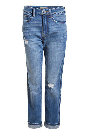Ceros Jeans Cuffed Straight Leg Slide 1