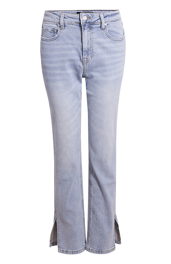 Sanctuary Straight Leg Jean with Side Hem Slit Slide 1