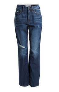 Ceros Jeans High Rise Straight Leg Slide 1