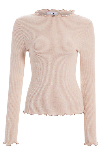 Mock Neck Long Sleeve Slide 1