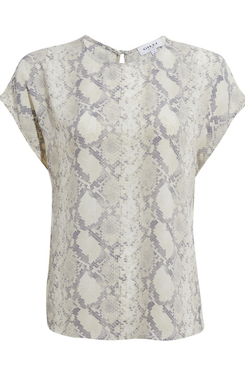 Short Dolman Sleeve Animal Print Top Slide 1
