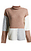 High Neck Color Block Sweater Thumb 1
