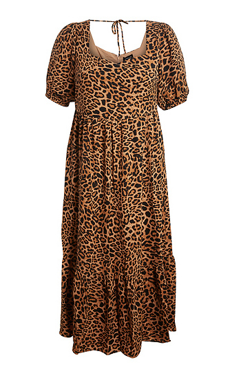 Animal Print Maxi Dress Slide 1