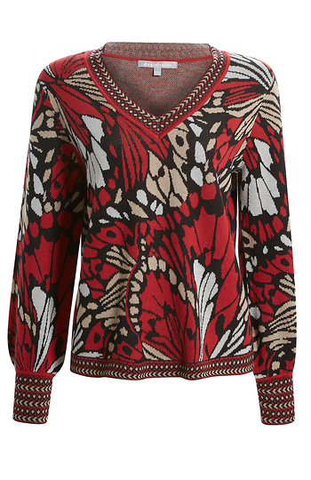Daniel Rainn Printed Sweater Slide 1
