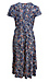 Printed Faux Wrap Dress Thumb 2