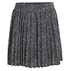 Pleated Printed Mini Skirt